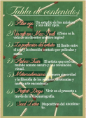 tabla de contenidos